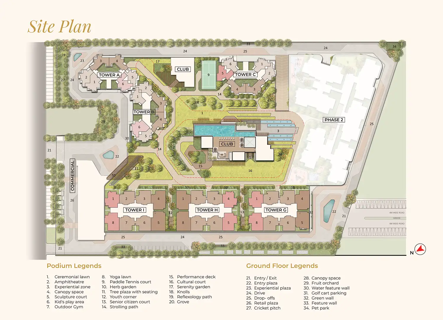 Future Estate Site Plan